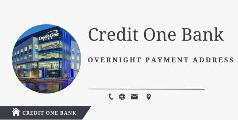 credit one bank overnight payment address